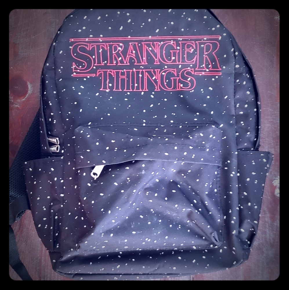 Stranger Things Black back pack.